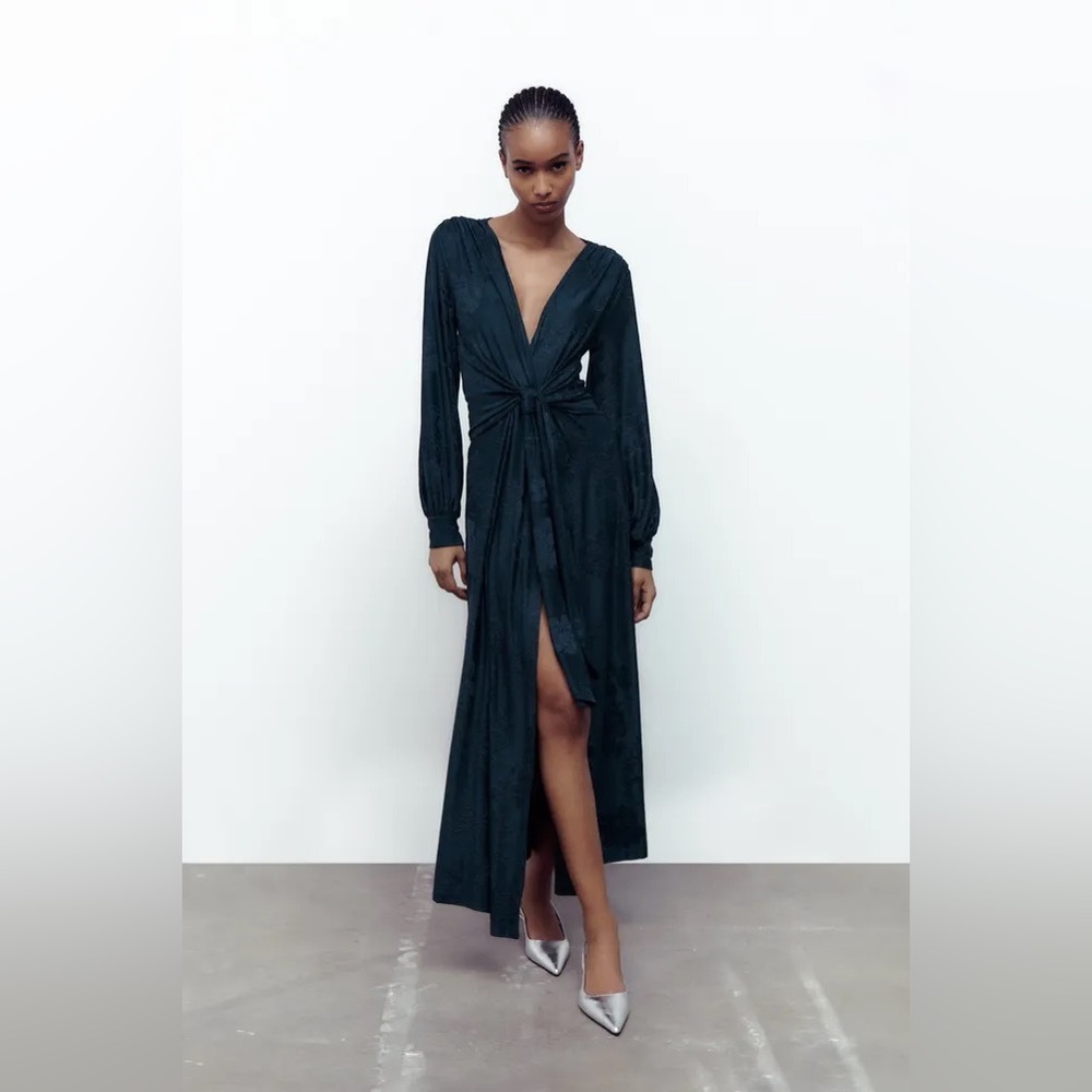 ZARA WRAP Maxi Dress